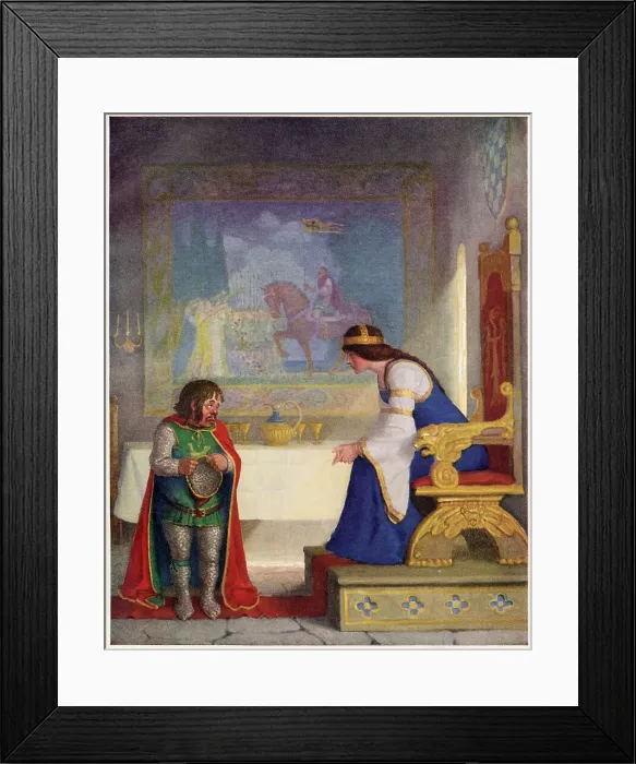 Framed Print : Lady Lyonesse and Dwarf Framed Print : Lady Lyonesse and Dwarf
