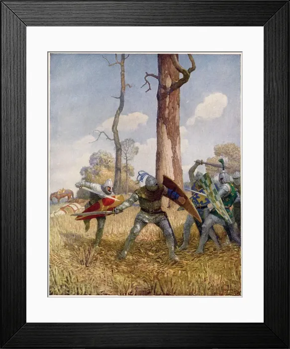 Framed Print : Sir Lamorack is Slain Framed Print : Sir Lamorack is Slain