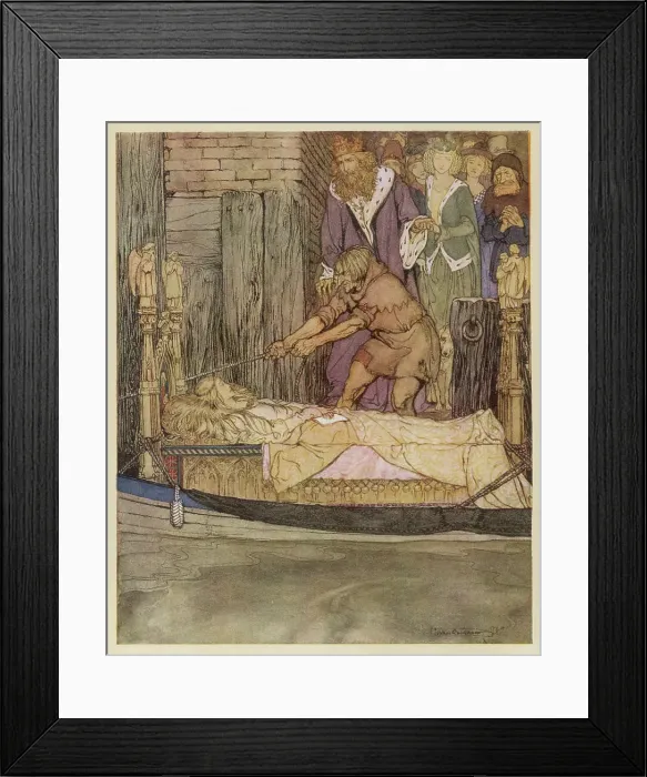 Framed Print : ELAINE OF ASTOLAT Framed Print : ELAINE OF ASTOLAT