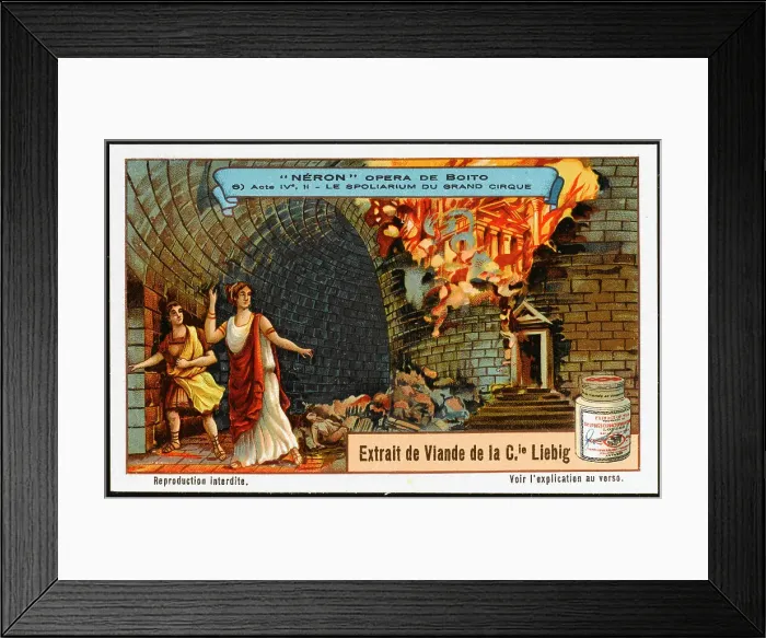 Framed Print : BOITO NERONE LIEBIG 6 Framed Print : BOITO NERONE LIEBIG 6