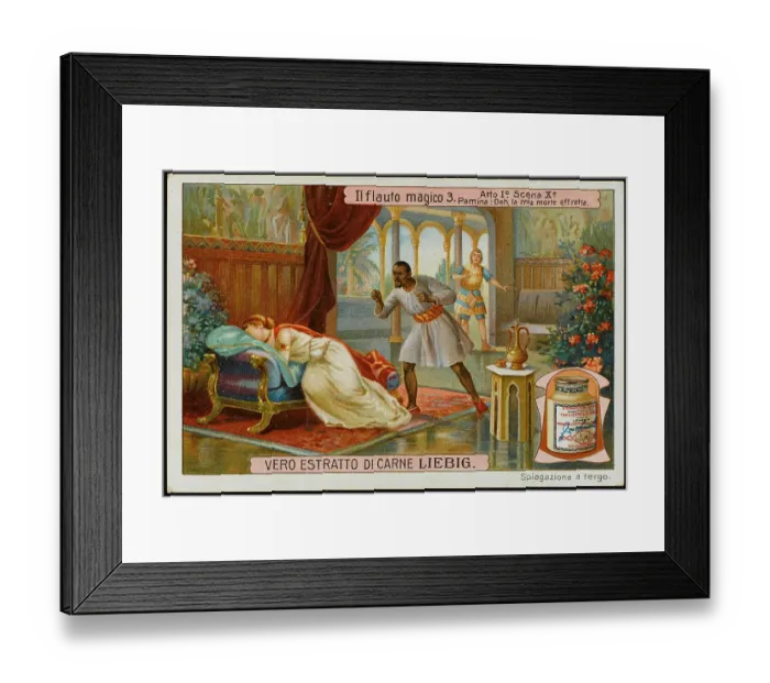 Framed Print : MAGIC FLUTE LIEBIG 3 Framed Print : MAGIC FLUTE LIEBIG 3