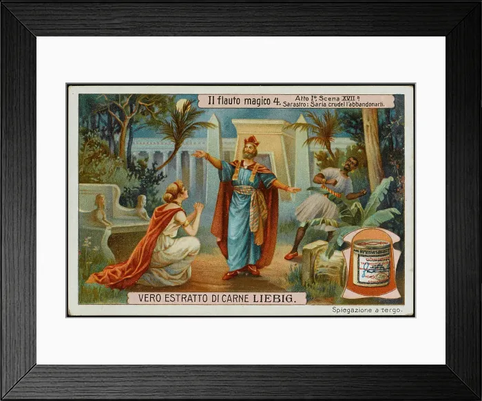 Framed Print : MAGIC FLUTE LIEBIG 4 Framed Print : MAGIC FLUTE LIEBIG 4