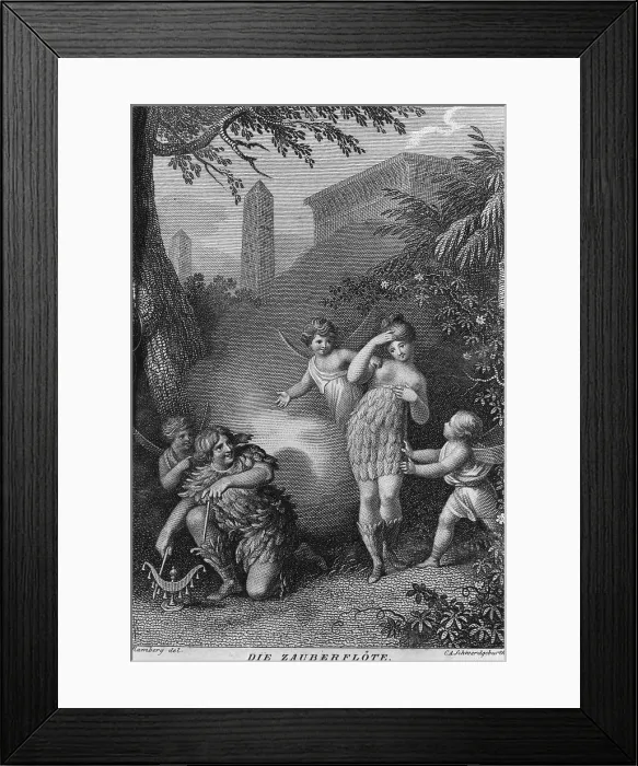Framed Print : MOZART / FLUTE / PAPAGENO, A Framed Print : MOZART / FLUTE / PAPAGENO, A