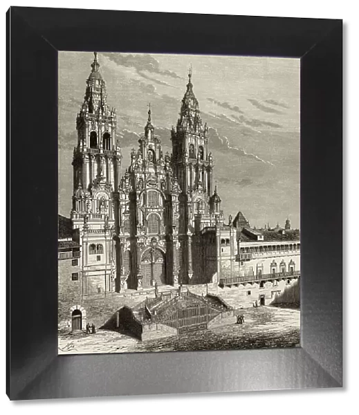 Santiago de Compostela: the Cathedral Date: 1878