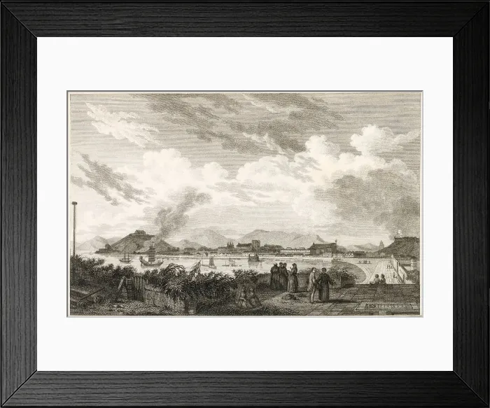 Framed Print : Macao: general view Date: 1786 Framed Print : Macao: general view Date: 1786