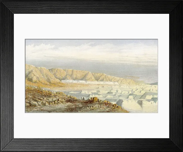 Framed Print : Israel Dead Sea C1870 Circa 1870 Shore Sebbeh Framed Print : Israel Dead Sea C1870 Circa 1870 Shore Sebbeh