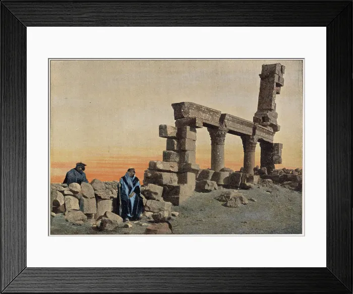 Framed Print : Sunamein: the ruins Date: 1890s Framed Print : Sunamein: the ruins Date: 1890s