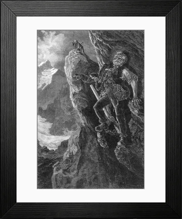 Framed Print : CLIMBING IS DANGEROUS Framed Print : CLIMBING IS DANGEROUS