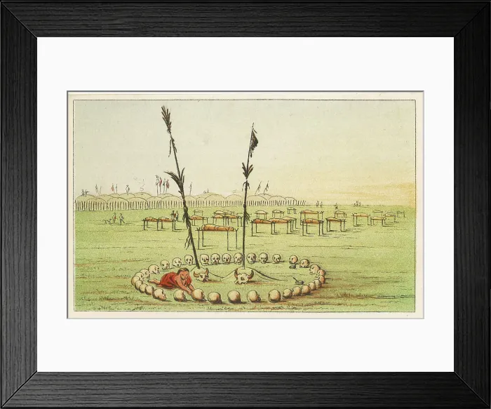 Framed Print : RACIAL / MANDAN CEMETERY Framed Print : RACIAL / MANDAN CEMETERY