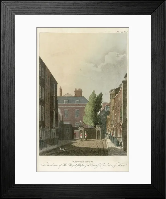 Framed Print : WARWICK HOUSE 1811 Framed Print : WARWICK HOUSE 1811