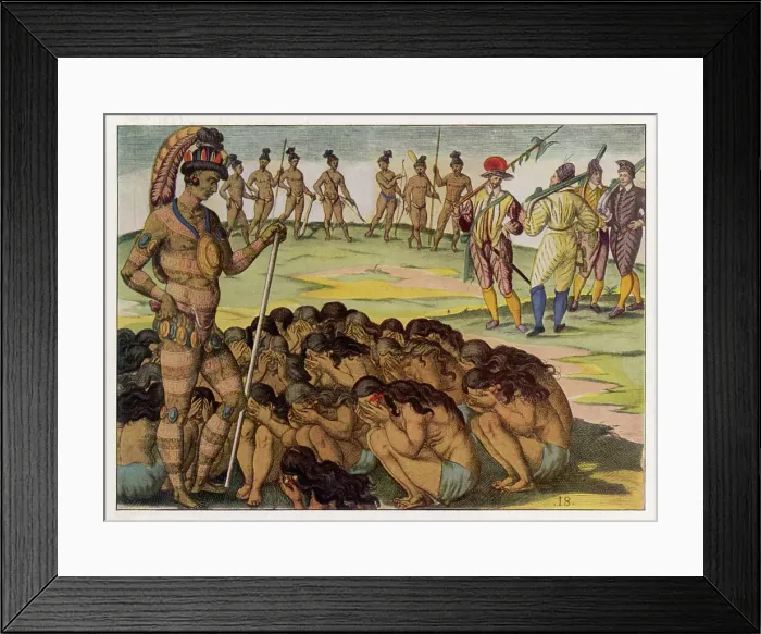 Framed Print : RACIAL / FLORIDA INDIANS Framed Print : RACIAL / FLORIDA INDIANS