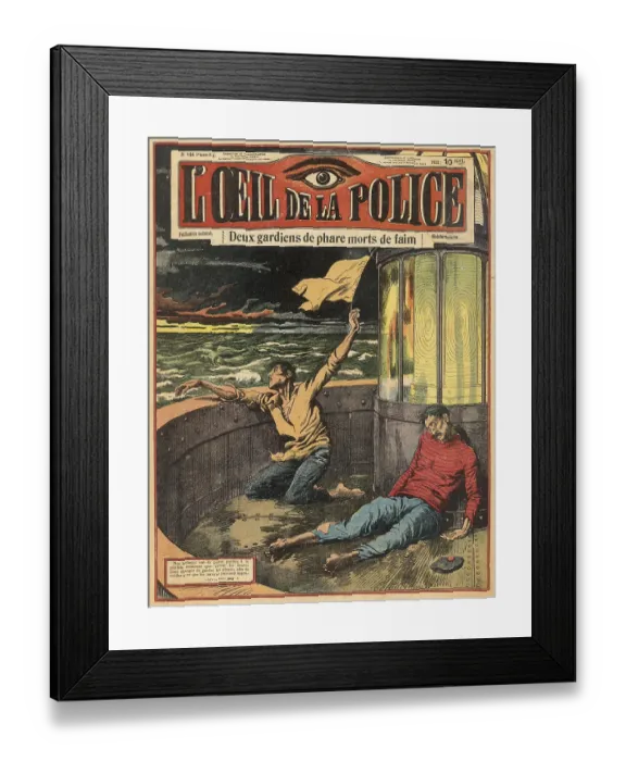 Framed Print : LIGHTHOUSEKEEPERS DIE Framed Print : LIGHTHOUSEKEEPERS DIE