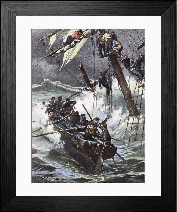 Framed Print : HELENE MARCELLE WRECKED Framed Print : HELENE MARCELLE WRECKED