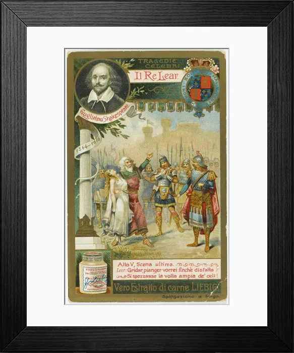 Framed Print : LEAR / DEATH OF CORDELIA Framed Print : LEAR / DEATH OF CORDELIA