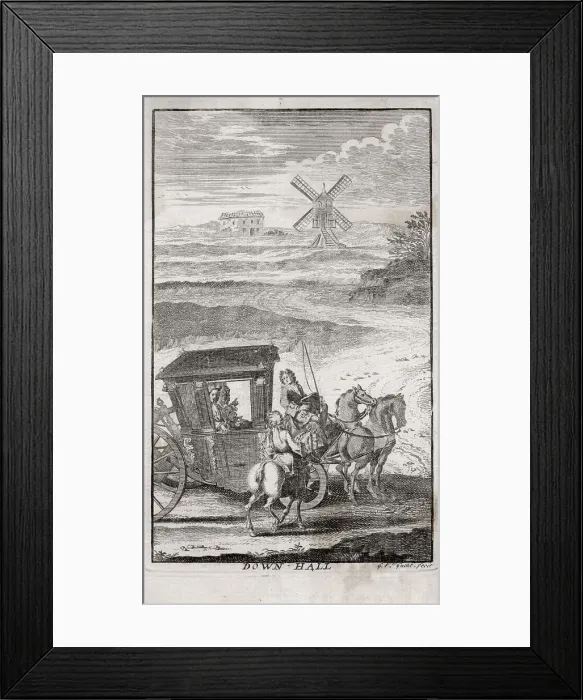 Framed Print : Early 18th century carriage Framed Print : Early 18th century carriage