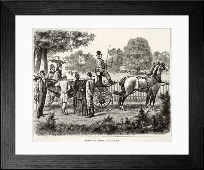 Framed Print : LADIES IN CARRIAGE Framed Print : LADIES IN CARRIAGE