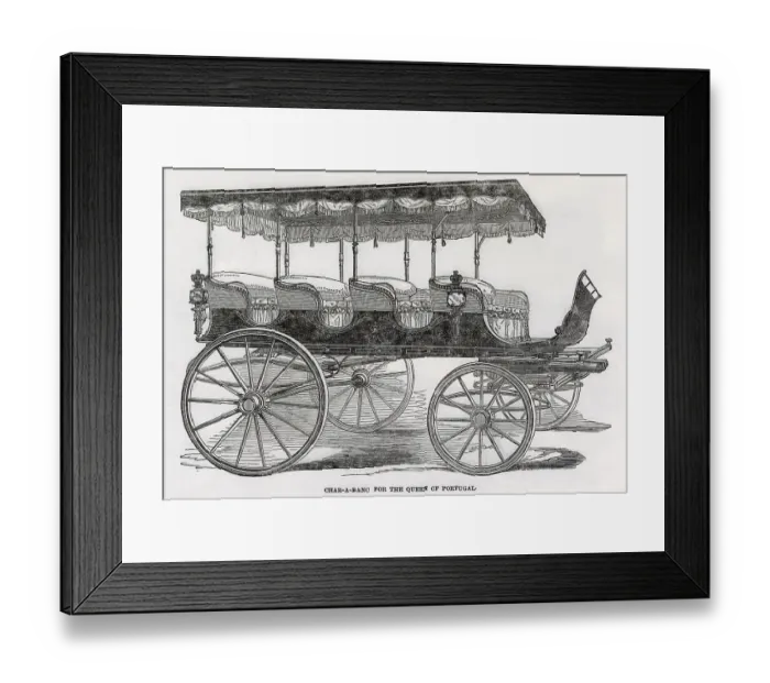 Framed Print : ROYALLY-OWNED CHARABANC Framed Print : ROYALLY-OWNED CHARABANC