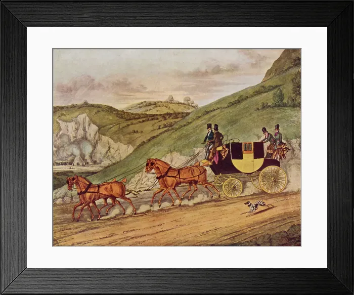 Framed Print : PRIVATE FOUR-IN-HAND Framed Print : PRIVATE FOUR-IN-HAND