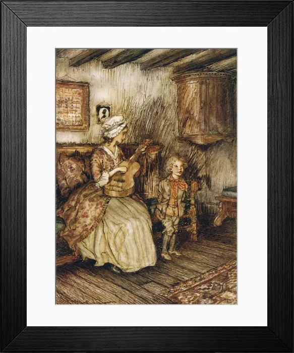 Framed Print : VICAR WAKEFIELD / RACKHAM Framed Print : VICAR WAKEFIELD / RACKHAM