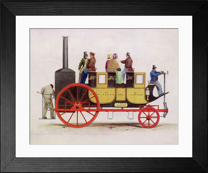 Framed Print : HILL'S STEAM CARRIAGE Framed Print : HILL'S STEAM CARRIAGE