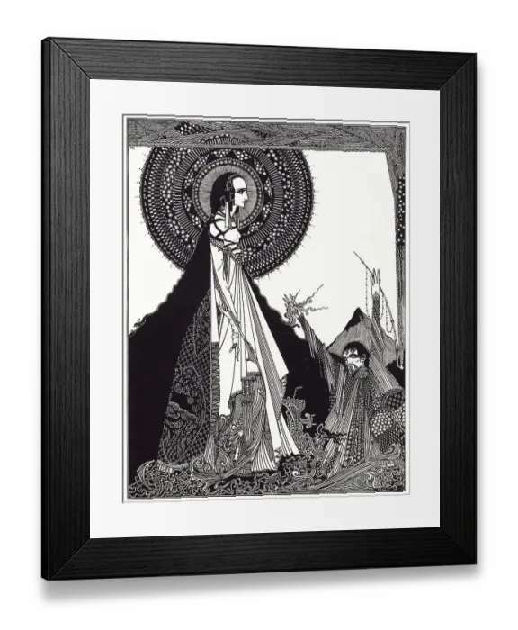 Framed Print : LIGEIA I would call aloud upon her name'; the narrator calls for his dead wife. Date: First published: 1838 Framed Print : LIGEIA I would call aloud upon her name'; the narrator calls for his dead wife. Date: First published: 1838