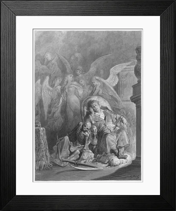 Framed Print : POE / POEM / THE RAVEN / C19TH Framed Print : POE / POEM / THE RAVEN / C19TH