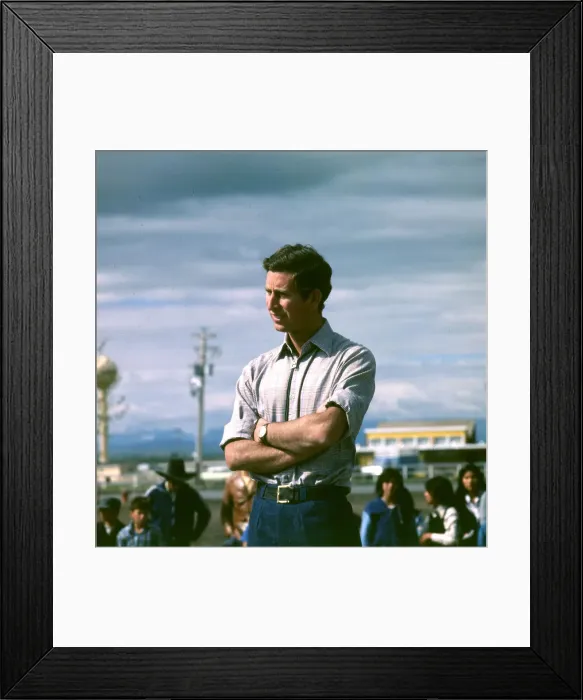 Framed Print : CHARLES, PRINCE OF WALES Looking relaxed during a visit to Canada in 1984. Date: 1984 Framed Print : CHARLES, PRINCE OF WALES Looking relaxed during a visit to Canada in 1984. Date: 1984