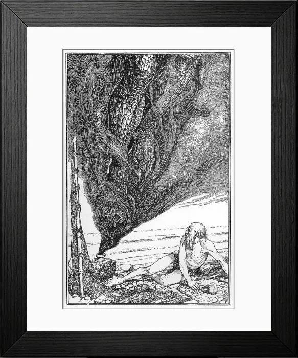 Framed Print : STORY OF THE FISHERMAN Framed Print : STORY OF THE FISHERMAN
