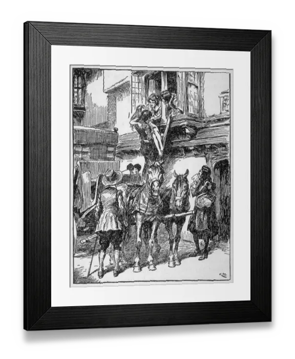 Framed Print : PLAGUE CHILD SAVED 1665 Framed Print : PLAGUE CHILD SAVED 1665