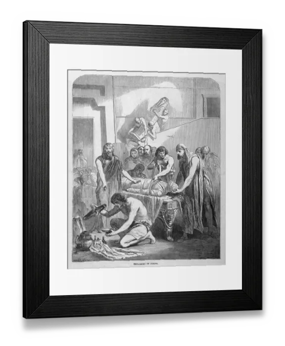 Framed Print : EGYPTIAN EMBALMING Framed Print : EGYPTIAN EMBALMING