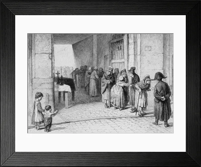 Framed Print : AFTER CHARITY BURIAL Framed Print : AFTER CHARITY BURIAL