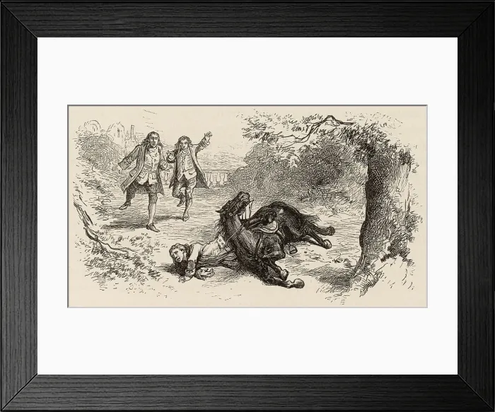 Framed Print : WILLIAM III'S FATAL FALL Framed Print : WILLIAM III'S FATAL FALL