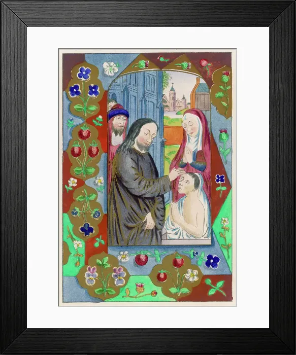 Framed Print : JESUS REVIVES LAZARUS