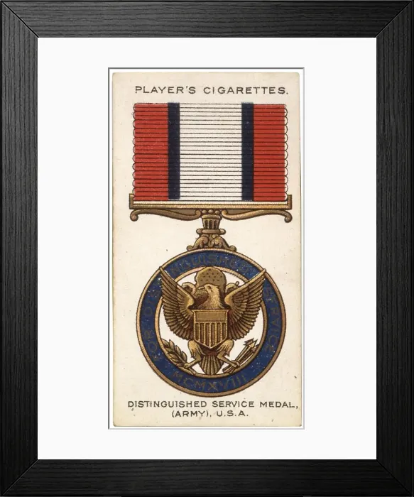 Framed Print : USA Distinguished Service Medal (Army) Date: early 20th century Framed Print : USA Distinguished Service Medal (Army) Date: early 20th century