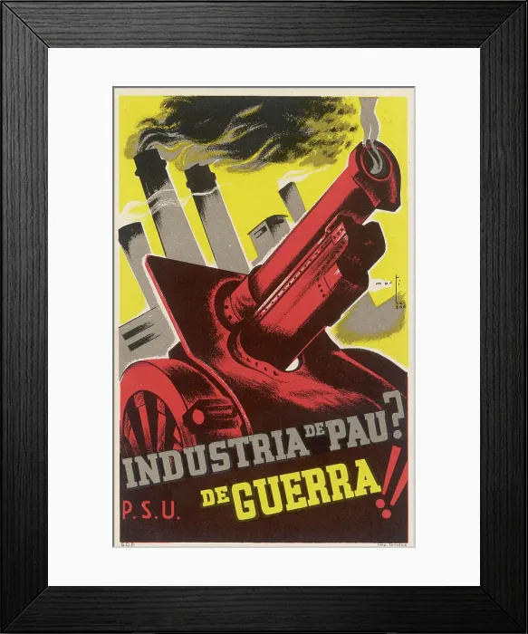 Framed Print : SPANISH WAR POSTER 2 Framed Print : SPANISH WAR POSTER 2
