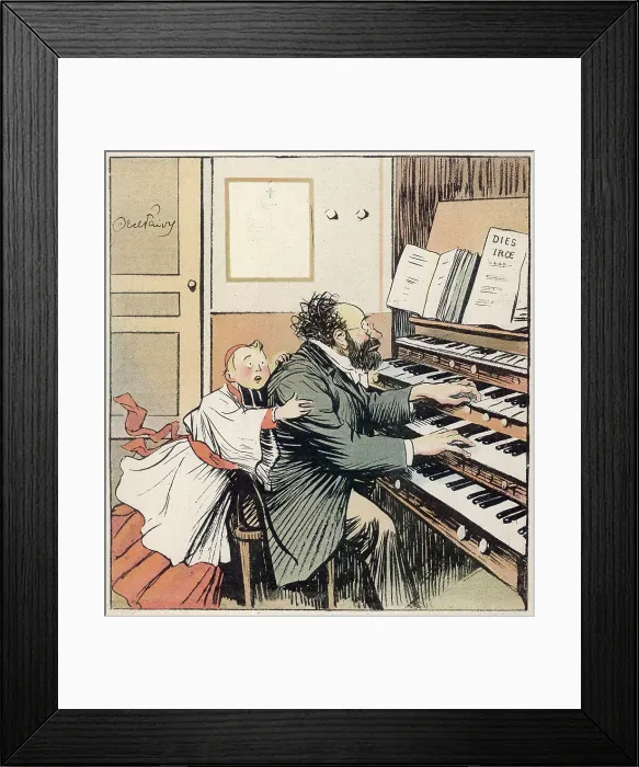 Framed Print : ORGANIST & CHOIRBOY 1904 Framed Print : ORGANIST & CHOIRBOY 1904