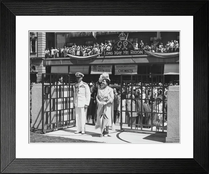 Framed Print : ROYAL TOUR 1947 Framed Print : ROYAL TOUR 1947