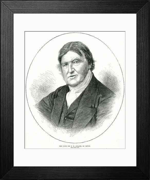 Framed Print : THOMAS DYKE ACLAND (ELDER) Framed Print : THOMAS DYKE ACLAND (ELDER)