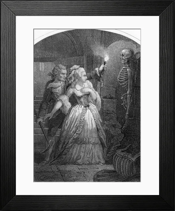 Framed Print : ENCOUNTER WITH SKELETON Framed Print : ENCOUNTER WITH SKELETON