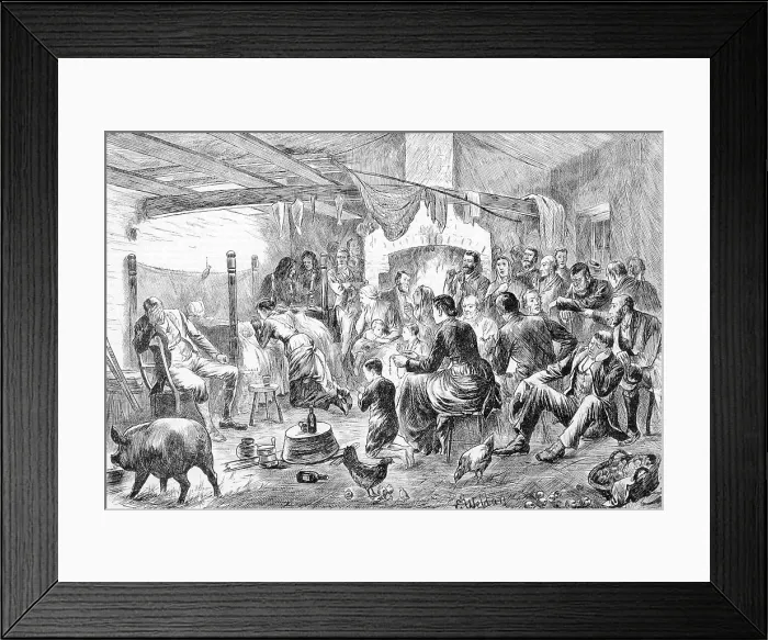 Framed Print : IRISH WAKE Framed Print : IRISH WAKE