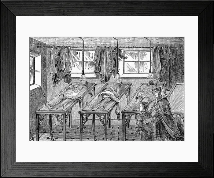 Framed Print : NEW YORK MORGUE Framed Print : NEW YORK MORGUE