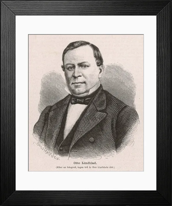 Framed Print : OTTO JONAS LINDBLAD Framed Print : OTTO JONAS LINDBLAD