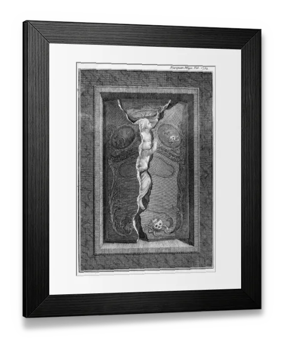 Framed Print : TOMB OF MME LANGHANS Framed Print : TOMB OF MME LANGHANS