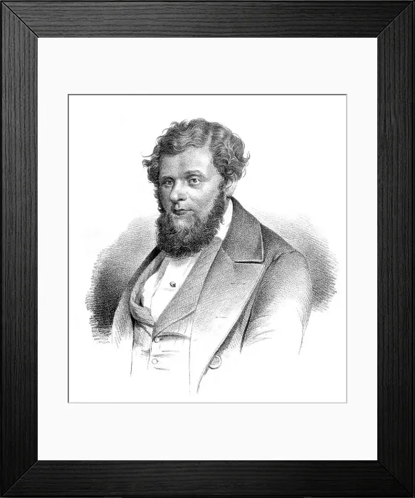 Framed Print : Robert Blum 1807 1848 German Radical Politician Framed Print : Robert Blum 1807 1848 German Radical Politician