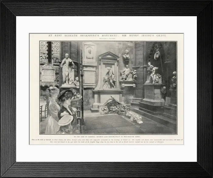 Framed Print : HENRY IRVING'S TOMB Framed Print : HENRY IRVING'S TOMB