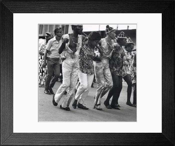 Framed Print : Dancing and partying at the annual Port of Spain Carnival, Trinidad, West Indies. Date: 1968 Framed Print : Dancing and partying at the annual Port of Spain Carnival, Trinidad, West Indies. Date: 1968