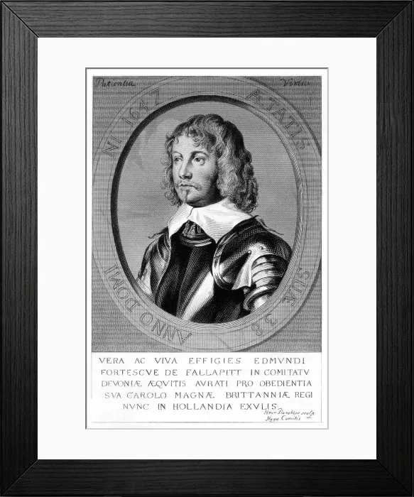 Framed Print : SIR EDMUND FORTESCUE Framed Print : SIR EDMUND FORTESCUE