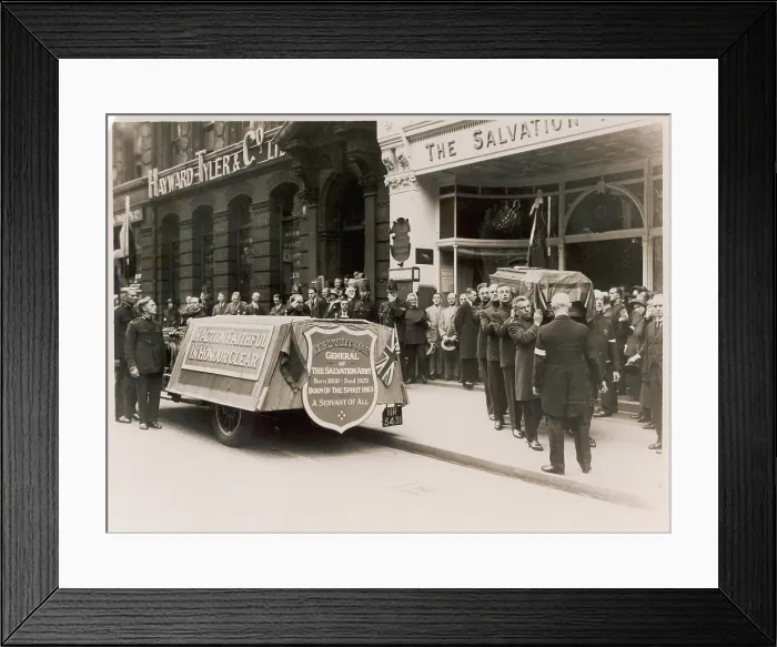Framed Print : BRAMWELL BOOTH'S FUNERAL Framed Print : BRAMWELL BOOTH'S FUNERAL