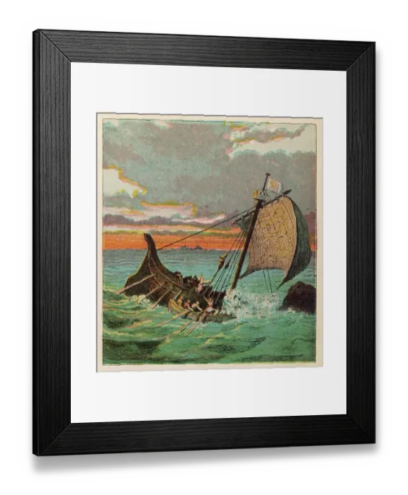 Framed Print : WRECK OF THE WHITE SHIP Framed Print : WRECK OF THE WHITE SHIP