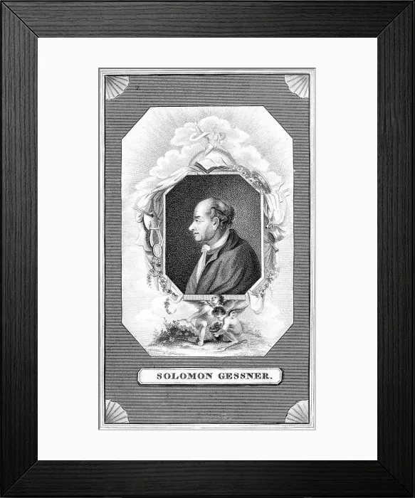 Framed Print : SALOMON GESSNER - 5 Framed Print : SALOMON GESSNER - 5
